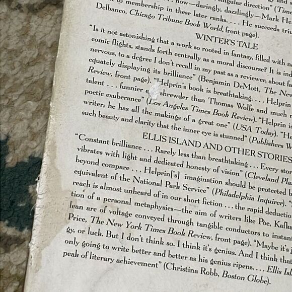 Memoir from Antproof Case by Mark Helprin Hardcover Book - Picture 8 of 13